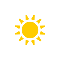 Céu claro e plenamente ensolarado